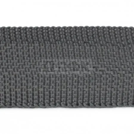 Стропа текстильная (лента ременная) 50мм 26,5 гр/м цв 610 серый тем (рул 50м/уп 3000м)