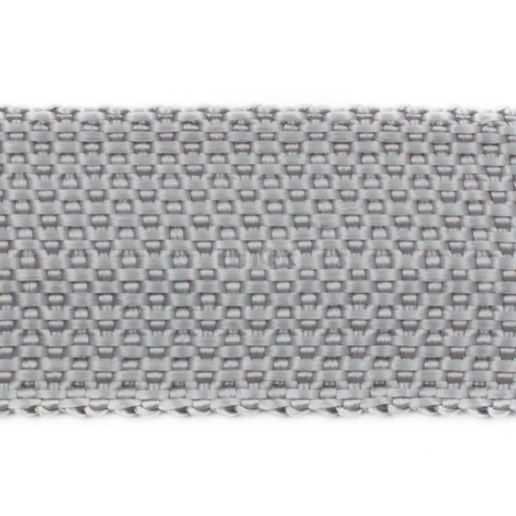 Стропа текстильная (лента ременная) 10мм 2,7 гр/м цв 600 серый (рул 50м/уп 3000м)