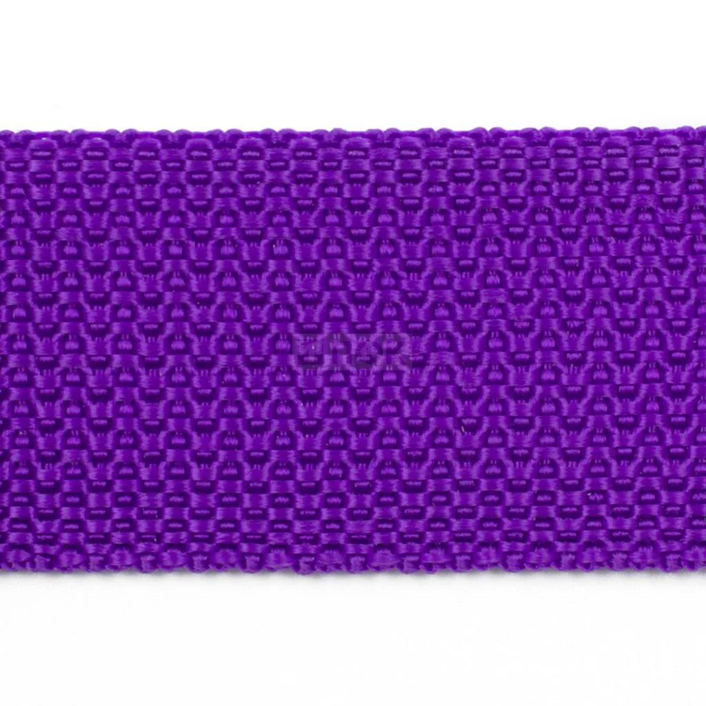 Стропа текстильная (лента ременная) 50мм 26,5 гр/м цв 700 фиолетовый (рул 50м/уп 3000м)