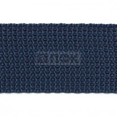 Стропа текстильная (лента ременная) 15мм 8 гр/м цв 400 синий тем (рул 50м/уп 3000м)